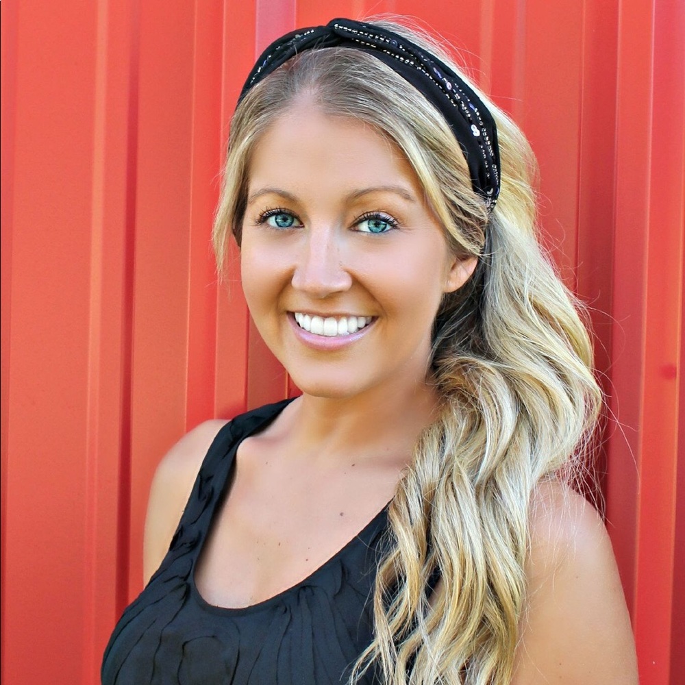 NWT: Pink Pewter Kendra Headband, Black